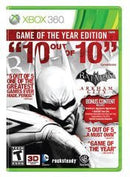 Batman: Arkham City [Game of the Year] - Complete - Xbox 360  Fair Game Video Games