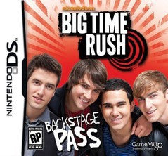 Big Time Rush Backstage Pass - Complete - Nintendo DS  Fair Game Video Games
