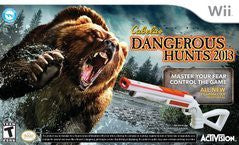 Cabela's Dangerous Hunts 2013 [Gun Bundle] - Loose - Wii  Fair Game Video Games