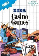 Casino Games - In-Box - Sega Master System  Fair Game Video Games