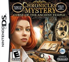 Chronicles of Mystery: Curse of the Ancient Temple - Complete - Nintendo DS  Fair Game Video Games