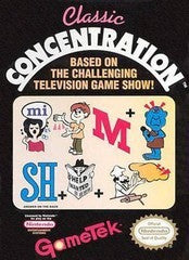 Classic Concentration - Complete - NES  Fair Game Video Games