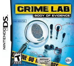 Crime Lab: Body of Evidence - In-Box - Nintendo DS  Fair Game Video Games