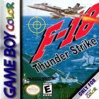 F-18 Thunder Strike - Complete - GameBoy Color  Fair Game Video Games