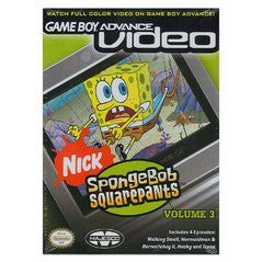 GBA Video SpongeBob SquarePants Volume 3 - In-Box - GameBoy Advance  Fair Game Video Games