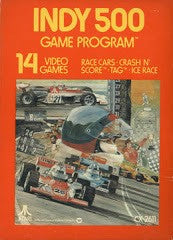 Indy 500 [Text Label] - In-Box - Atari 2600  Fair Game Video Games