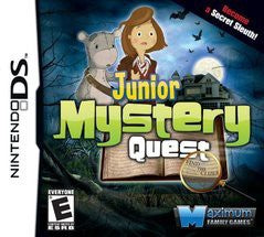 Junior Mystery Quest - In-Box - Nintendo DS  Fair Game Video Games
