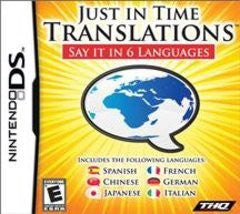 Just In Time Translations - Complete - Nintendo DS  Fair Game Video Games