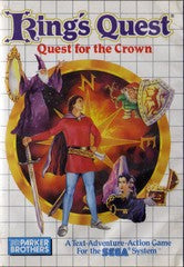 King's Quest - Loose - Sega Master System  Fair Game Video Games