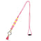 Kirby Lanyard - Charmed Beaded Pink and Yellow