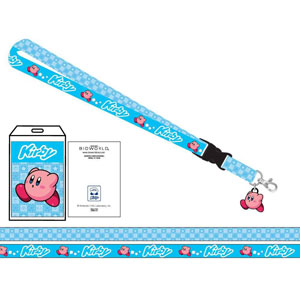 Kirby Lanyard with Charm - Blue Strap