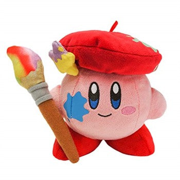 Kirby's Adventure All Star Collection Kirby 5" Artist Plush  Fair Game Video Games