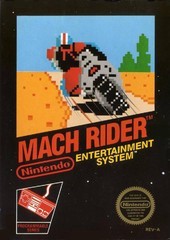 Mach Rider [5 Screw] - Loose - NES  Fair Game Video Games