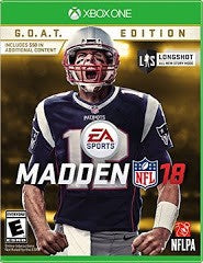 Madden NFL 18 GOAT Edition - Loose - Xbox One  Fair Game Video Games