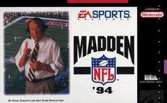 Madden NFL '94 - In-Box - Super Nintendo  Fair Game Video Games