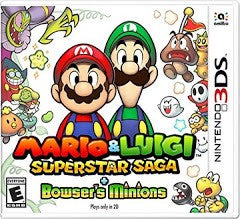 Mario & Luigi: Superstar Saga + Bowser's Minions - In-Box - Nintendo 3DS  Fair Game Video Games