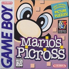 Mario's Picross - Complete - GameBoy  Fair Game Video Games