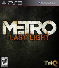 Metro: Last Light - Loose - Playstation 3  Fair Game Video Games