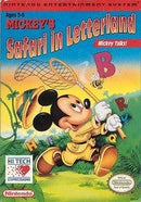 Mickey's Safari in Letterland - In-Box - NES  Fair Game Video Games