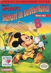 Mickey's Safari in Letterland - In-Box - NES  Fair Game Video Games