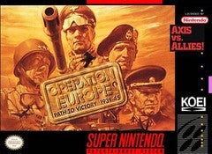 Operation Europe Path to Victory 1939-45 - Complete - Super Nintendo  Fair Game Video Games