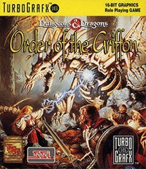 Order of the Griffon - In-Box - TurboGrafx-16  Fair Game Video Games