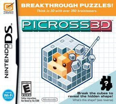 Picross 3D [Not for Resale] - Loose - Nintendo DS  Fair Game Video Games