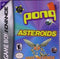 Pong / Asteroids / Yar's Revenge - In-Box - GameBoy Advance  Fair Game Video Games