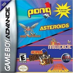 Pong / Asteroids / Yar's Revenge / Millipede / Super Breakout / Lunar Lander - In-Box - GameBoy Advance  Fair Game Video Games