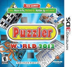 Puzzler World 2013 - In-Box - Nintendo 3DS  Fair Game Video Games