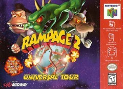 Rampage 2 Universal Tour [Big Box] - Complete - Nintendo 64  Fair Game Video Games