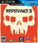 Resistance 3 - Complete - Playstation 3  Fair Game Video Games