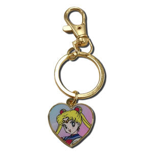 Sailor Moon Metal Keychain - Sailor Moon Heart