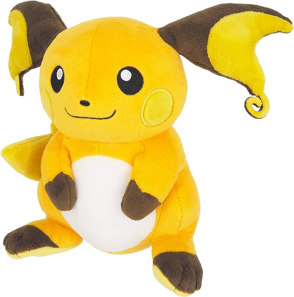 Jazwares - Pokemon Plush - SET OF 6 (Eevee, Pikachu, Yamper, Squirtle,  Scorbunny & Treecko)(8 inch)
