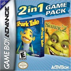 Shrek 2 and Shark Tale 2 in 1 - In-Box - GameBoy Advance  Fair Game Video Games