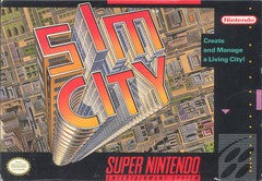 SimCity [Player's Choice] - Complete - Super Nintendo  Fair Game Video Games