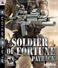 Soldier Of Fortune Payback - Complete - Playstation 3  Fair Game Video Games