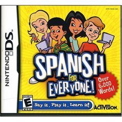 Spanish for Everyone - Loose - Nintendo DS  Fair Game Video Games
