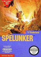 Spelunker [5 Screw] - Loose - NES  Fair Game Video Games