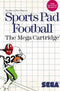 Sports Pad Football - Complete - Sega Master System  Fair Game Video Games