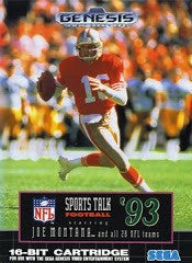 Sports Talk Football '93 Starring Joe Montana - In-Box - Sega Genesis  Fair Game Video Games