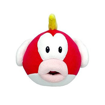 Super Mario All Star Collection Cheep Cheep 6" Plush  Fair Game Video Games