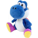 Super Mario All Star Collection Dark Blue Yoshi Plush, 7"  Fair Game Video Games