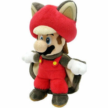 Super Mario All Star Collection Flying Squirrel Mario Small Plush  Fair Game Video Games