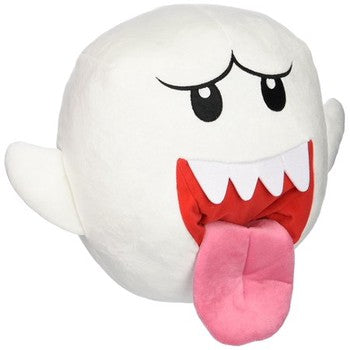 Super Mario Series Ghost Boo Large Plush, 10"  Fair Game Video Games