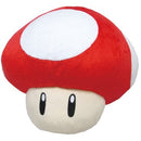 Super Mario Series Super Mushroom Pillow Cushion Plush, 11"  Fair Game Video Games