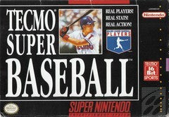 Tecmo Super Baseball - In-Box - Super Nintendo  Fair Game Video Games