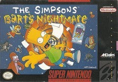 The Simpsons Bart's Nightmare - In-Box - Super Nintendo  Fair Game Video Games