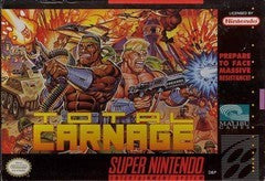 Total Carnage - Complete - Super Nintendo  Fair Game Video Games