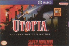 Utopia The Creation of a Nation - Complete - Super Nintendo  Fair Game Video Games